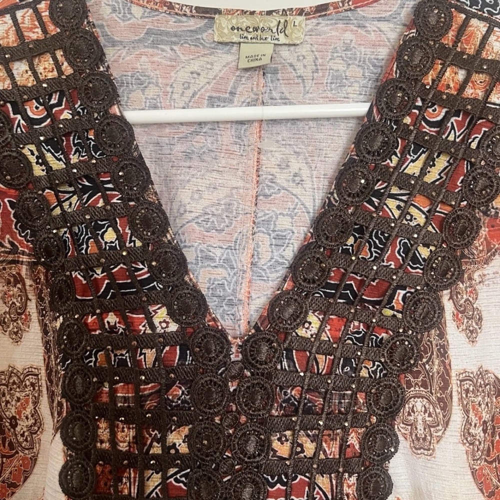 One World Multicolor Patterned Tunic - image 2